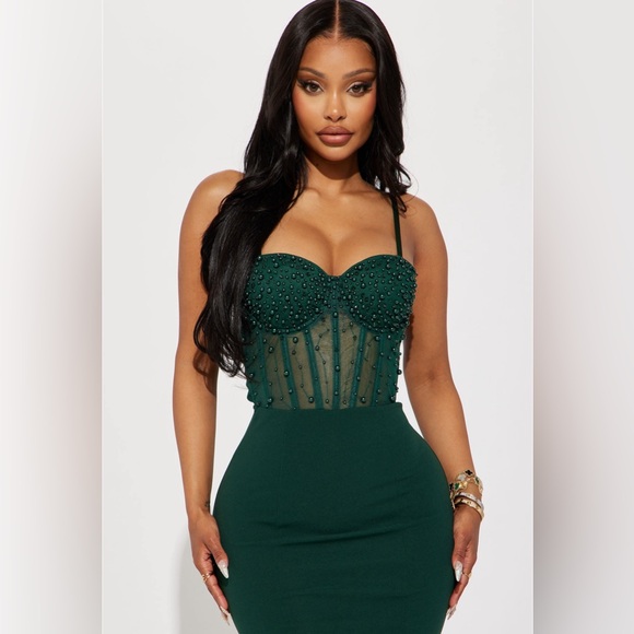 BRAND NEW Embellished Gown - Picture 2 of 5